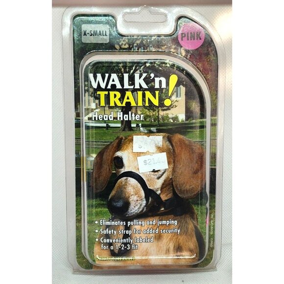 Walk' N Train Extra Small Pink Dog Head Halter 2012 | Gentle Leader Headcollar - Picture 1 of 15